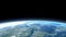 Beautiful low earth orbit view.