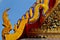 Beautiful lower finial at Thai temple