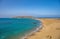 Beautiful Macheria beach on Rhodos island, Dodecanese islands