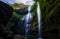 Beautiful of madakaripura waterfall, This is the tallest waterfall in Java, second tallest waterfall in Indonesia