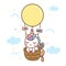 Beautiful Magical Unicorn balloon horse wallpaper kawaii animal: Fabulous fashion, magic sleeping time for sweet dream Good night