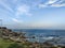 Beautiful Mahon rock tidal pool near Maroubra, Sydney.