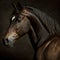 Beautiful majestic horse image, ultra realistic, Generative Ai