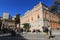 Beautiful and majestic Romea theater facade in Murcia