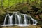 Beautiful Maly waterfall, Czech Republic