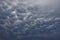 Beautiful Mammatus clouds seen over Bowling Green Ohio