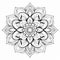 Beautiful Mandala Flower Coloring Page For Relaxation