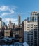 Beautiful Manhattan skyline vista in winter