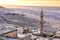 Beautiful Mardin old city landscape from Minaret of the Great Mosque.