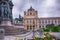 Beautiful Maria-Theresien-Platz square and History Museum, Vienna, Austria