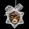 Beautiful mask of hand-worked for festive decoration, isolated