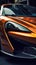 Beautiful McLaren close-up professional photo, Generative AI
