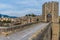 The beautiful medieval bridge of Besalu, Spain.