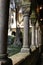 Beautiful medieval cloister of Nossa Senhora da Oliveira in Guimaraes