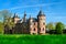 Beautiful medieval, fantasy, ancient Holland De Haar castle on s