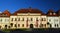 Beautiful medieval houses that line the Town Hall Square Bardejov, Slovakia