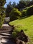 Beautiful mediterranean garden path