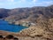 Beautiful mediterranean landscape of Cyclades islands in Folegandros, Greece