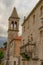 Beautiful mediterranean landscape - town Tivat, Kotor bay Boka Kotorska , Montenegro