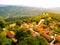 Beautiful mediterranean village in sunny day