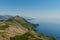 Beautiful mind-bending view of the sea and mountain of Maratea. Coast of Basilicata in southern Italy
