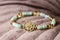 Beautiful mineral gem stone bracelet