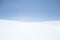 A beautiful, minimalist landscape of flat, snowy Norwegian field