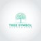 Beautiful and minimalist tree logo design