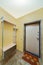 Beautiful modern hallway with entrance door and