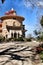 Beautiful Monserrate palace facade in Sintra