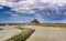 Beautiful Mont Saint Michel cathedral on the island, Normandy, Northern France, Europe