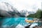 Beautiful Moraine lake in Banff national park, Alberta, Canada