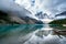 Beautiful Moraine lake in Banff national park, Alberta, Canada