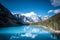 Beautiful Moraine lake in Banff national park, Alberta, Canada