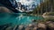Beautiful Moraine lake in Banff National park Canada