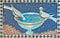 Beautiful mosaic of two pigeons drinking from bowl