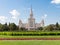 Beautiful Moscow State University named after Lomonosov, Russia