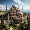 Beautiful mosque in Minecraft with baroque-inspired grandeur