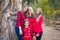 Beautiful Mother With Daughters and Mixed Race Grandchild