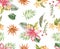 Beautiful motifs leaf pattern white background