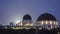 Beautiful motion timelapse of moon rise over the Griffith Observatory