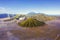 Beautiful Mount Bromo volcano peak scenery