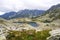 Beautiful mountain glacial lakes, Slovakia