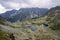 Beautiful mountain glacial lakes, Slovakia