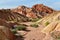 Beautiful mountain landscape in the canyon Fairy Tale, Kyrgyzstan