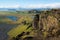 Beautiful mountain landscape, Dyrholaey, Iceland