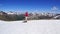 The beautiful mountain landscape from Munt Pers 3207m.