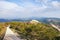 Beautiful mountain landscape with walkway. Montenegro, view of Lovcen National Park