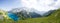 Beautiful mountain panorama - marmolada glacier