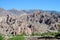 Beautiful mountain rocky valley near Tilcara village